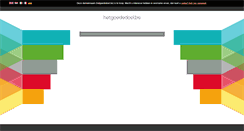 Desktop Screenshot of hetgoededoel.be